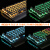 RK蒸気パンクRGBバーライトゲーム復古メカニカルボボールマウスセットボタンマウスCHERRYcherry軸赤軸黒軸コンピュータノートケーブル108鍵盤ホワイトRGBめっき版青軸-マクロプログラミングは1年で新品となり、世代を変えて修理します。