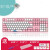 Akko 3108 v 2世界を回るTokyoゲームメタカルキアシャフト（富士山の青い軸が鶏のピンクを食べる）桜（108ボタン）-青軸