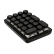 AJAZZ AJAZZ（AJAZZ）AK 21黒青軸ホワイトバーライト有線デジタルキーボードパンク円形キーパーミニキーボード財務会計パンクオフィスキーパッド