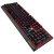 マシニスト(MACHENIKE)耀K 1 104鍵盤メカルキーK 1-B 3 HキーボードK 1-B 3 H Menカスタム青軸-赤バークレット-黒耀キー