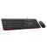 方正（iFound）F 6101有線キーボードマウスセットオフィス用超薄型ノートキーボードは、キーボード膜の黒赤を送信します。