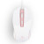 Technology K 800オフィスピンク機械的手触りキーボード・マウスセット（無線／ケーブル・マウス蒸気パンクノート・パソコン・キーボード）ケーブル・セット（ラウンド・キー復古淡雅粉白光）