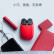 LOFREE洛斐dot丸帽ブルートゥースメールボックス青軸ワイヤレットボーマウスセット充電（MacノートiPadパソコンオフィス）赤のスーツ