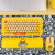 LOFREE洛斐小黄鴨B.Duck DOTドットブルートゥースメニルキーボンド無線復古キーボードiPadアップルノートキーボード小黄鴨キーホルダーセット