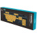 ユニック（Rapoo）V 500 PRO黄青版メカニンキーボンド有線キーボードゲームボックス104キー単光キーボードを食べます。