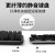 光沢のある機械的な手触りキーボード静音非無音マウスセット超薄型チョコレート健バーライトゲームPC外接ケーブルビジネス防水オフィスタイプ金属黒混光【静音アップグレード版】