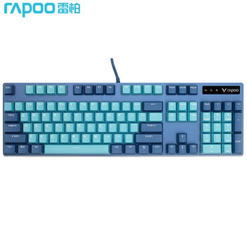 ユニック(Rapoo)V 500 PRO青青青青青青版メカニンカルキーボンド有線キーボードゲームキー