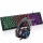 GX 50黒の虹バックライトキーボード+七色の発光ヘッドフォン