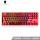 K 750レッド蜘蛛-茶軸/RGB/87キー/メッキキーボード